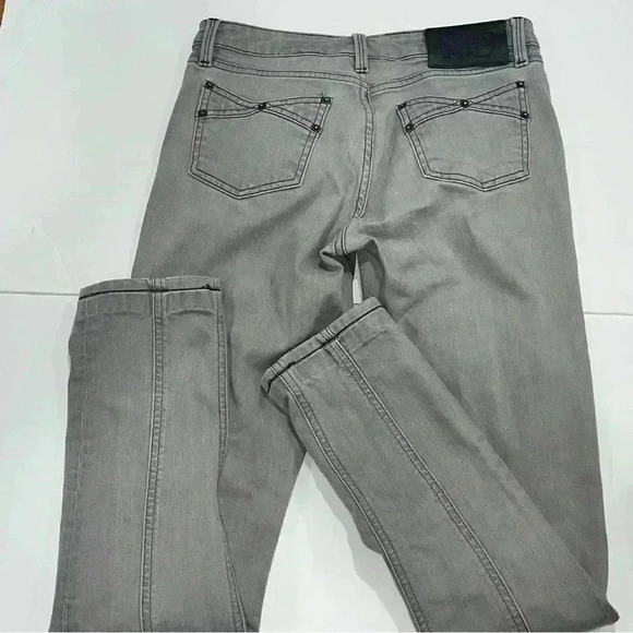 Marc by Marc Jacobs Grey center seam jeans with front zip pockets, back pockets - Picture 5 of 11